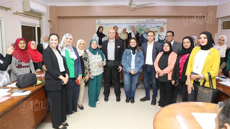محافظ بني سويف ووزيرة