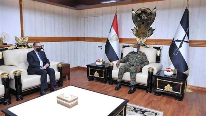 جانب من لقاء البرهان