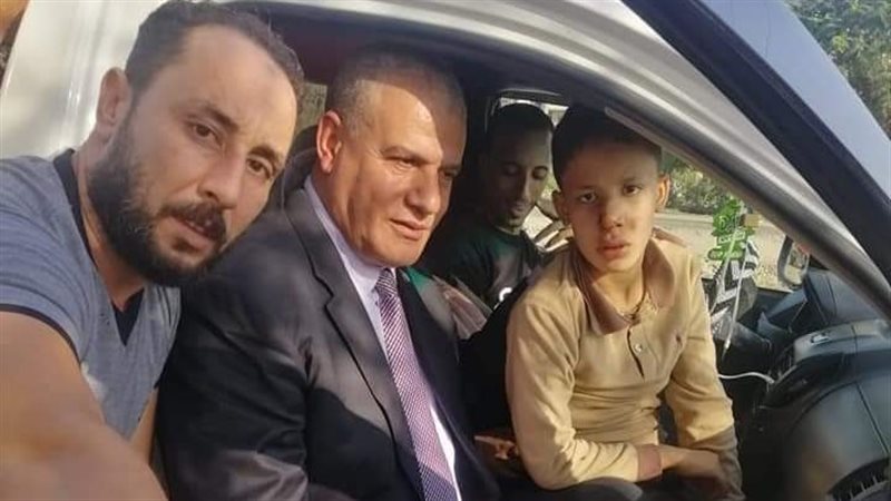الطالب المصاب فرج