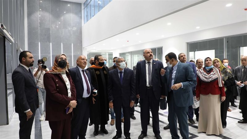 جانب من تفقد الجامعة