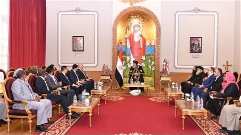 البابا تواضروس ووفد