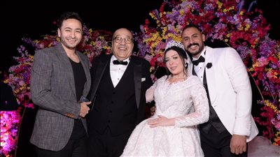 صور جديدة من حفل زفاف دينا حجاج عبد العظيم بحضور نجوم الفن