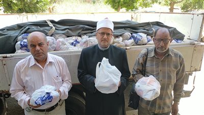 استلام 1000 شنطة مواد غذائية لتوزيعها على الأسر الأولى بالرعاية بالبحيرة
