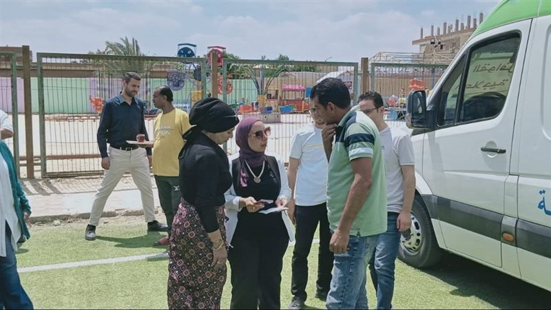 جانب من فعاليات القافلة،