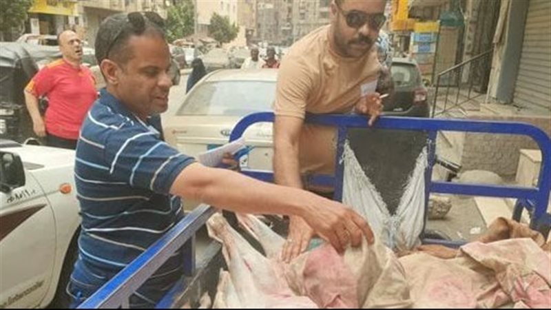 ضبط لحوم فاسدة بالجيزة،