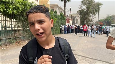 طلاب الشهادة الإعدادية بالجيزة: امتحان العربي سهل والوقت كان كافيا (فيديو)