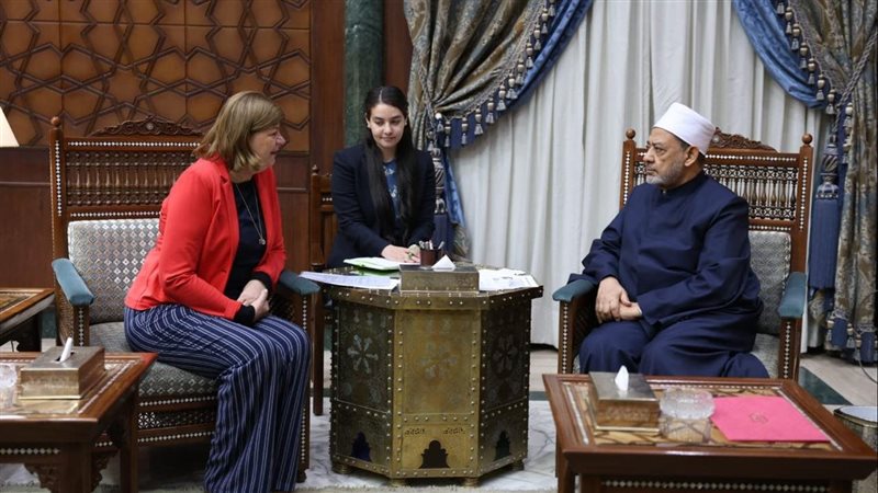 لقاء شيخ الأزهر مع