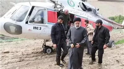 تحديد الموقع الدقيق لحادث مروحية الرئيس الإيراني
