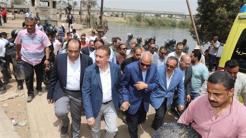 محافظا المنوفية والجيزة
