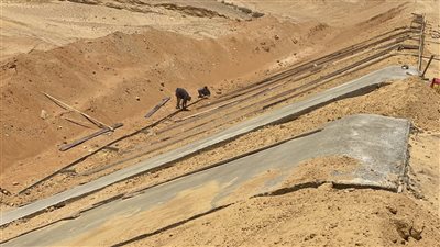 بدء رفع كفاءة شبكة الطرق بالشروق