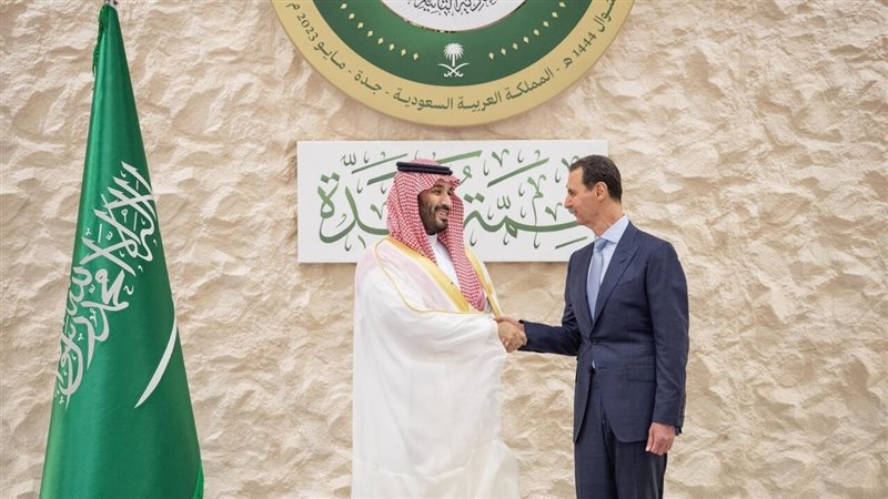 بشار الأسد وبن سلمان،
