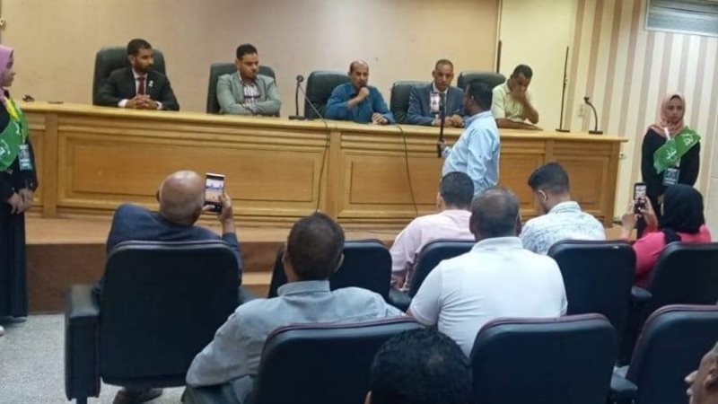 جانب من الملتقى التوظيفي،فيتو