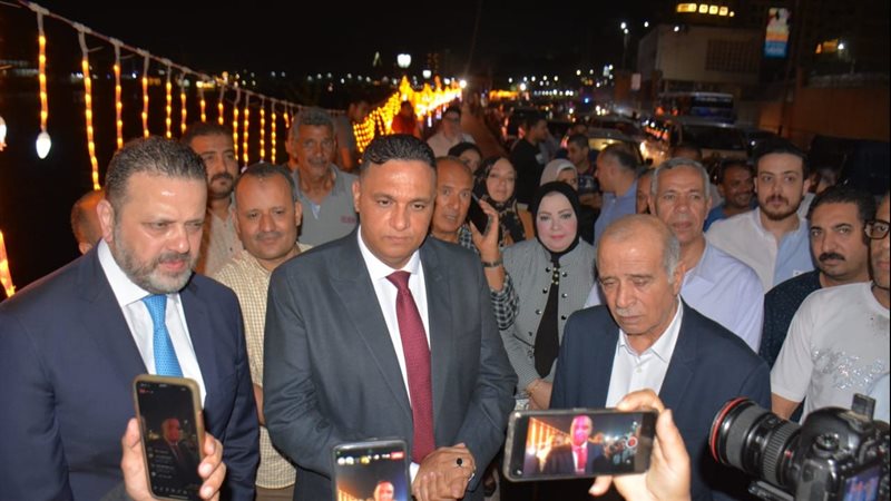 افتتاح كورنيش المنصورة،