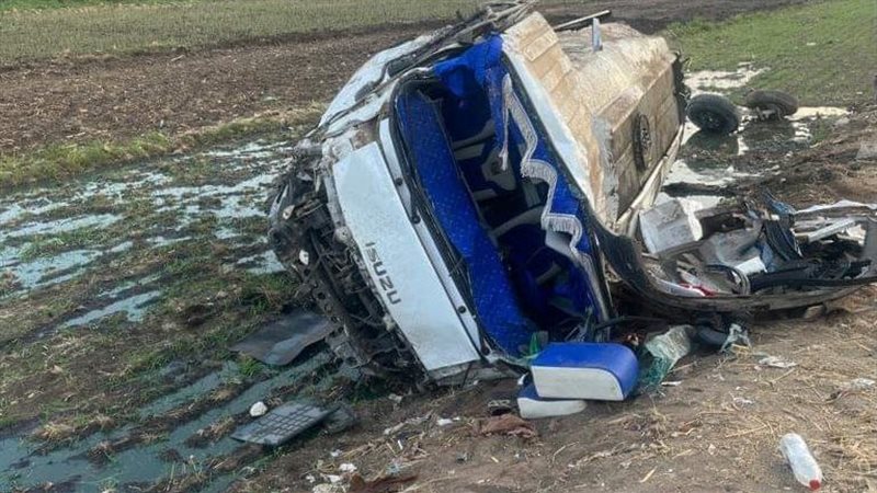 حادث تصادم بالطريق