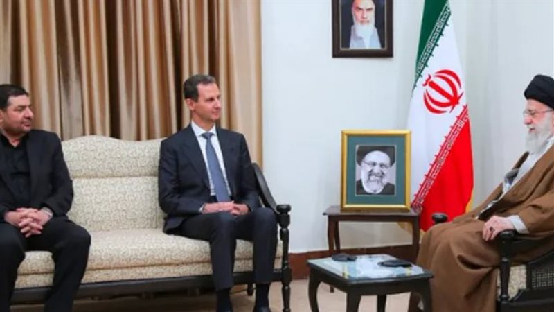 الأسد وخامنئي، فيتو