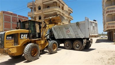رفع كفاءة منطقة 15 مايو بجمصة بمشاركة 13 وحدة محلية (صور)