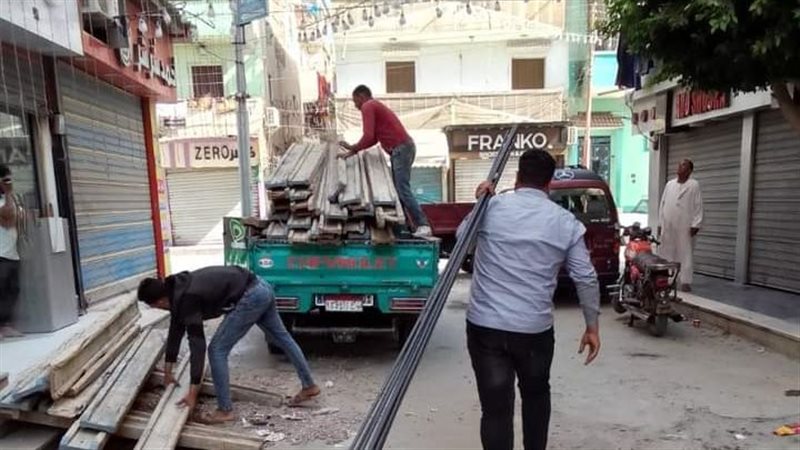 رفع إشغالات بالبحيرة،فيتو