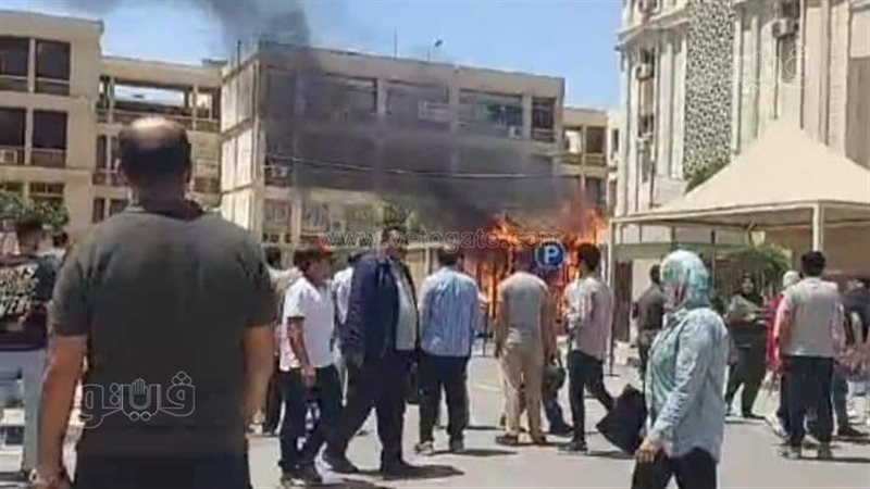 حريق بمنزل تحت الانشاء،فيتو