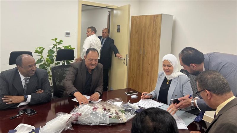 جانب من توقيع البروتوكول،فيتو