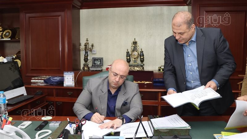 محافظ بني سويف يعتمد