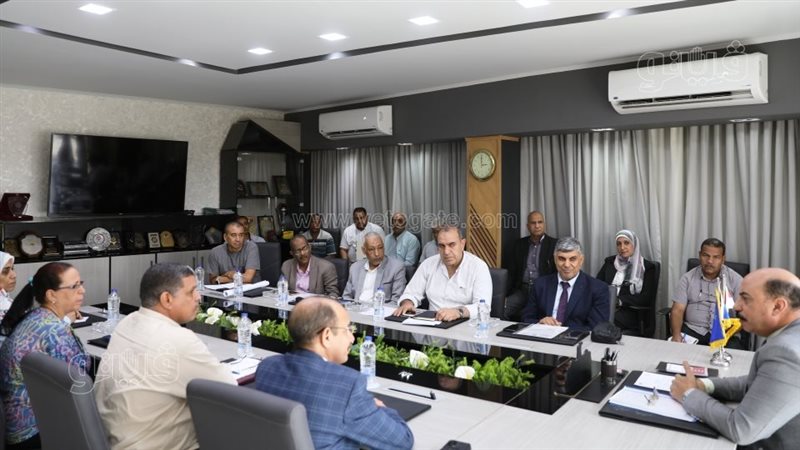اجتماع محافظ أسوان