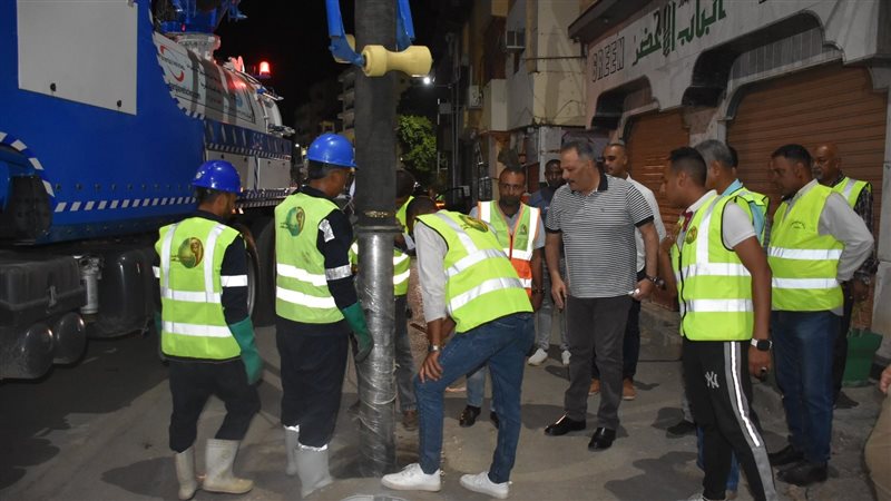 جانب من أعمال التطهير،