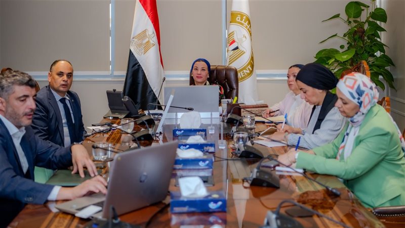اجتماع وزيرة البيئة،