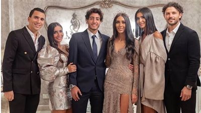محمد هاني يحتفل بزفافه على شقيقة زوجة حسام غالي