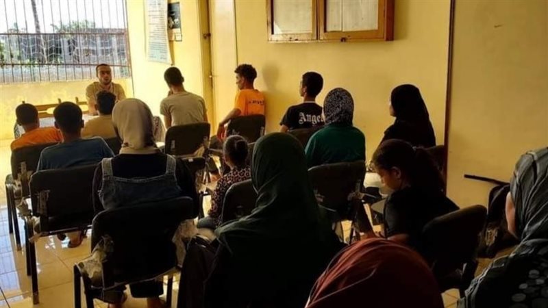 جانب من تنفيذ الندوة،