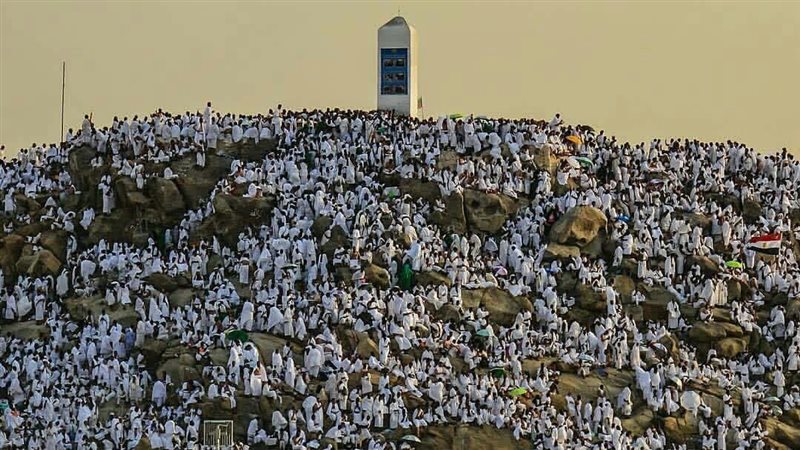الحجاج على جبل عرفات،
