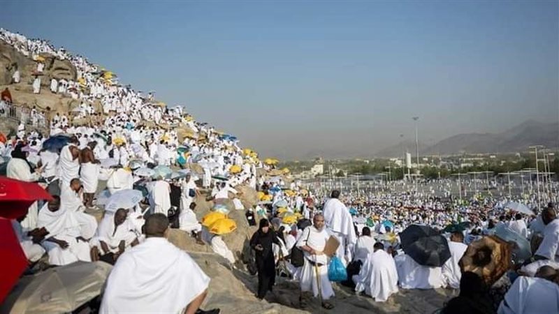 الحجاج على جبل عرفات،