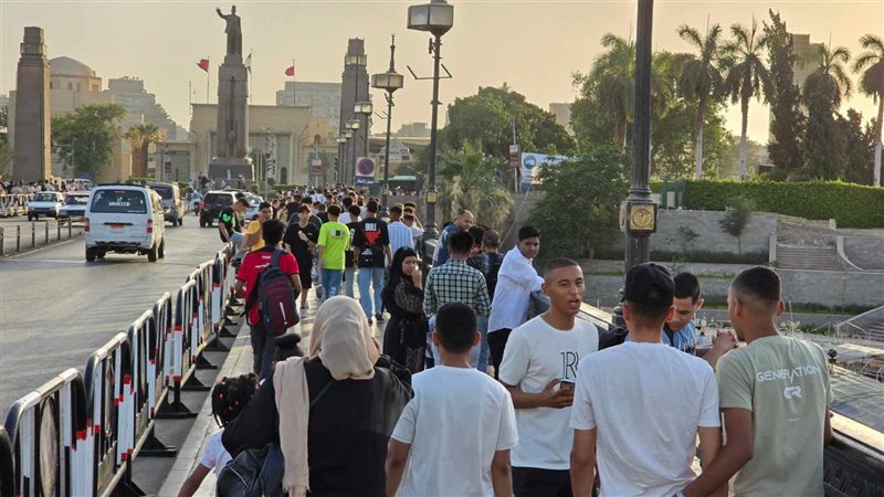 غلق جزئي لكوبري قصر