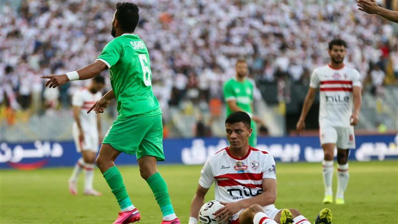 مباراة الزمالك والمصري،