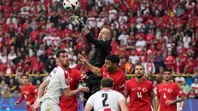 يورو 2024، تعادل 1-1 بين تركيا وجورجيا بعد مرور 30 دقيقة
