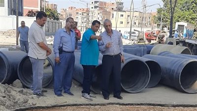 السيطرة على عطل مفاجئ بخط الصرف الصحي في دقادوس بميت غمر وتوفير حلول بديلة