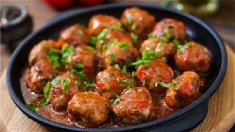 الكفتة بصوص الخضار