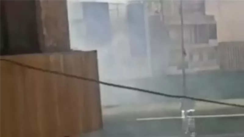 حريق بقسم الأزبكية
