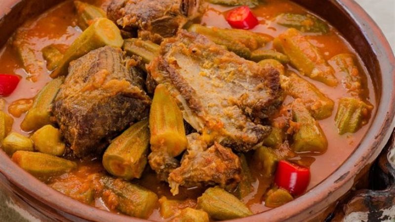 طاجن البامية، فيتو