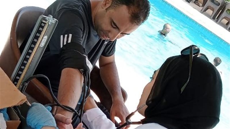 قوافل طبية في المزارات
