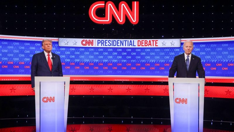 بايدن وترامب، فيتو