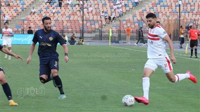 إيبوكا يسجل هدف التعادل لسيراميكا في مرمى الزمالك 