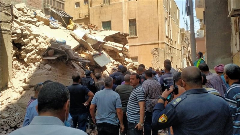 المنزل المنهار بأسيوط،