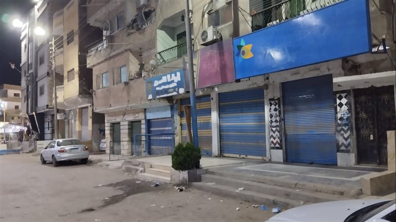 جانب من غلق المحال