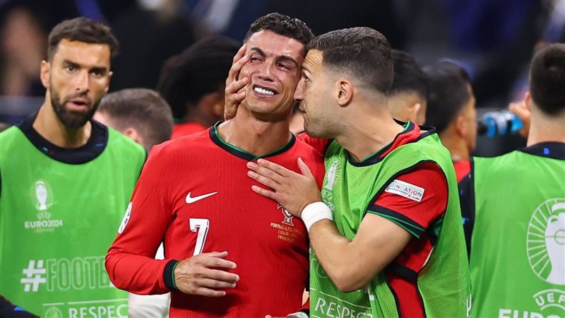 بكاء رونالدو بعد