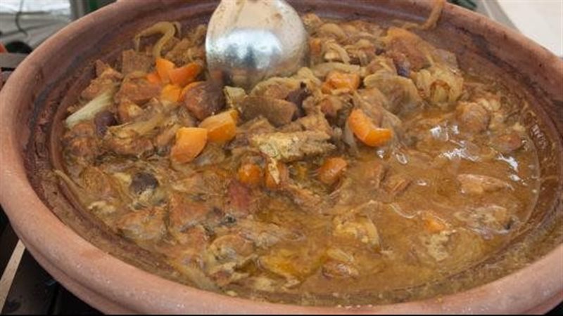 طاجن اللحم في الفرن،