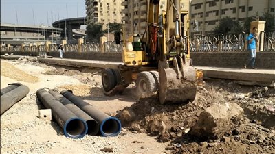 تفاصيل مشروعات المياه والصرف بتوسعات العبور الجديدة 