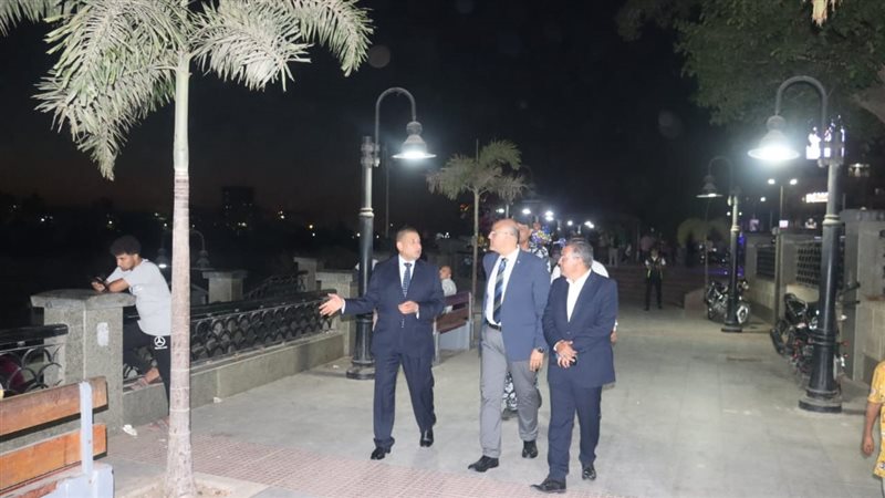 محافظ القليوبية خلال