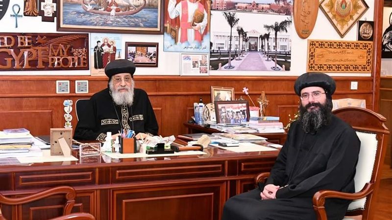 البابا تواضروس خلال
