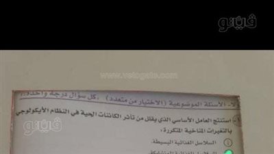 التعليم عن تسريب أسئلة الجيولوجيا قبل بدء اللجان: 