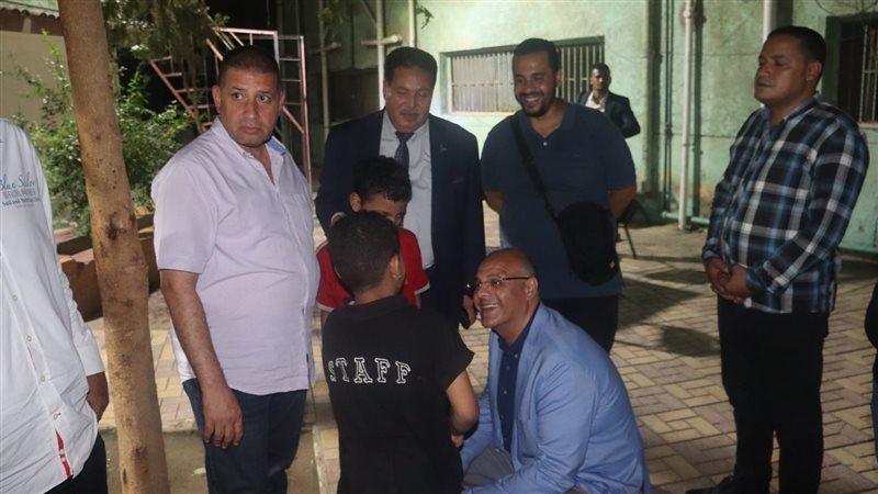 محافظ القليوبية خلال
